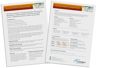 Course overview for download