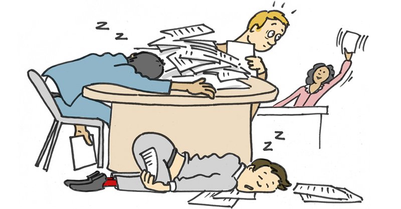 Stressed at the office